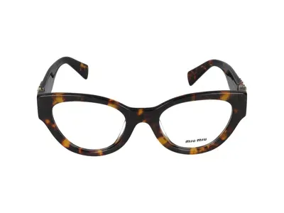 Miu Miu Eyeglasses In Havana Honey