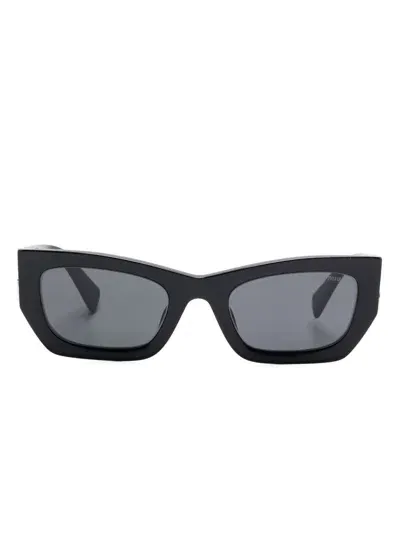 Miu Miu Glimpse Sunglasses In 黑色