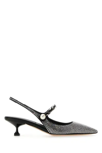 Miu Miu Scarpe Con Tacco-38.5 Nd  Female In Black