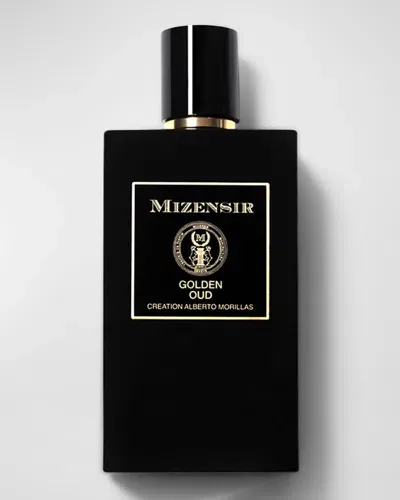 Mizensir Golden Oud Eau De Parfum 3.3 Oz. In Black