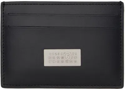 Mm6 Maison Margiela Black Numeric Card Holder In T8013 Black