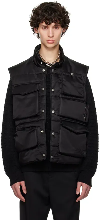 Mm6 Maison Margiela Black Pocket Vest