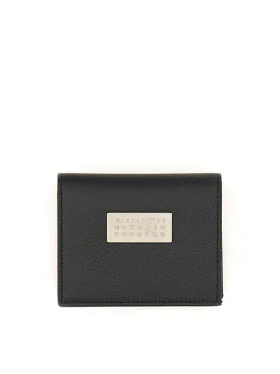 Mm6 Maison Margiela Numeric Bifold Wallet In Black