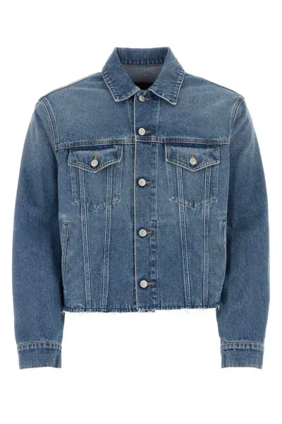 Mm6 Maison Margiela Jackets And Vests In Blue