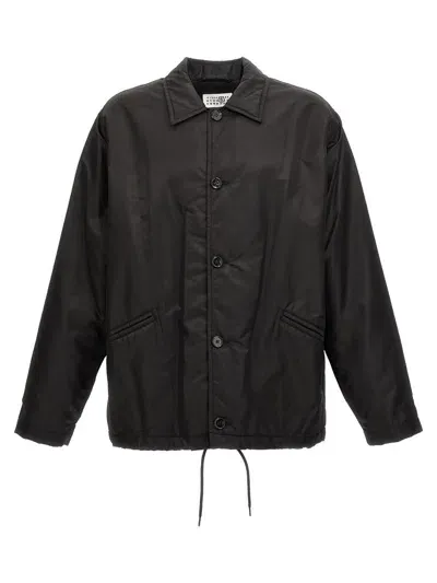 Mm6 Maison Margiela Sportsjacket Down Jacket In Black