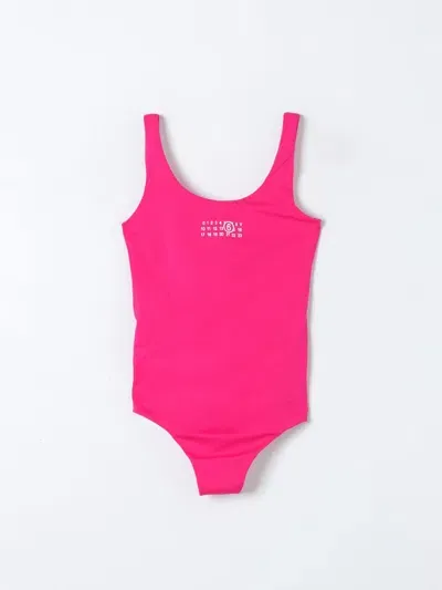 Mm6 Maison Margiela Swimsuit  Kids Color Pink