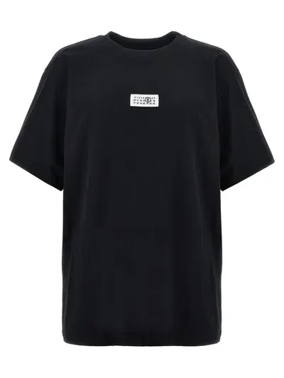 Mm6 Maison Margiela T-shirt With Logo In Black