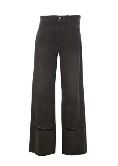 Mm6 Maison Margiela Trousers In Black