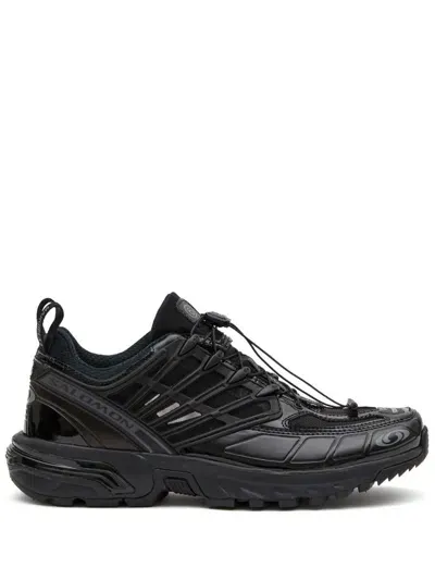 Mm6 Maison Margiela X Salomon Panelled Sneakers In Black