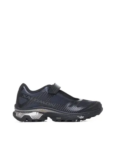 Mm6 Maison Margiela X Salomon Sneakers With Hook And Loop Closures In Black