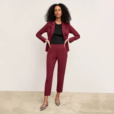 M.m.lafleur The Colby Pant - Origamitech In Berry Jam