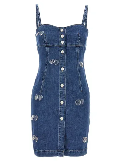 Mo5 Ch1 No Jeans Charms Dress In Blue