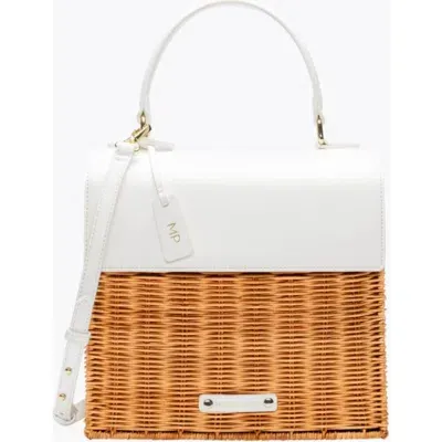 Modern Picnic Women's The Luncher Wicker & Vegan Leather Bag