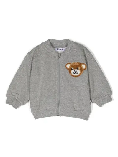 Molo Babies' Dazzle Sweatshirt In Grey