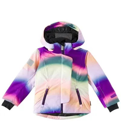 Molo Kids' Pearson Ski Jacket In Multicoloured