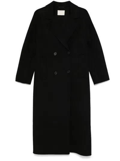 Momoní Sakura Coat In Schwarz