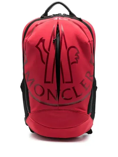 Moncler Backpack In Red