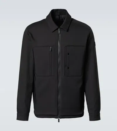 Moncler Balaitous Down Overshirt In Black