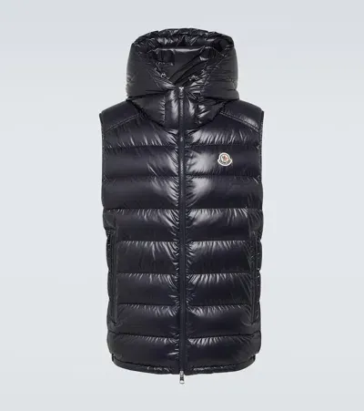 Moncler Barant Down Vest In Blue