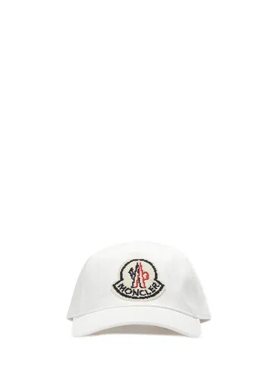 Moncler Baseball Cap In White