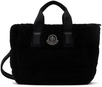 Moncler Black Caradoc Mini Tote In 999 Black