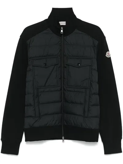 Moncler Black Cotton Sweatshirt