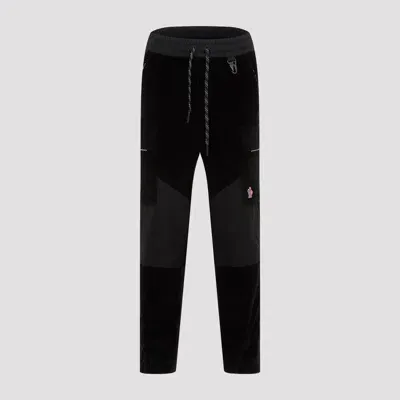 Moncler Grenoble Teddy Cuffed Joggers In Black