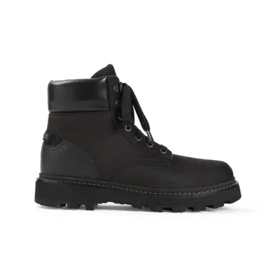 Moncler Boots In Black