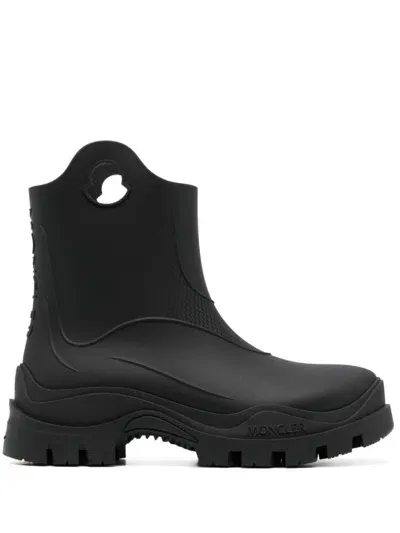 Moncler Womens Misty Rain Boots In Black