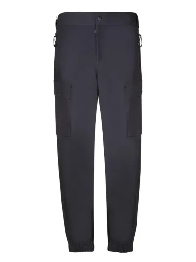 Moncler Black Trousers With Cargo Pockets