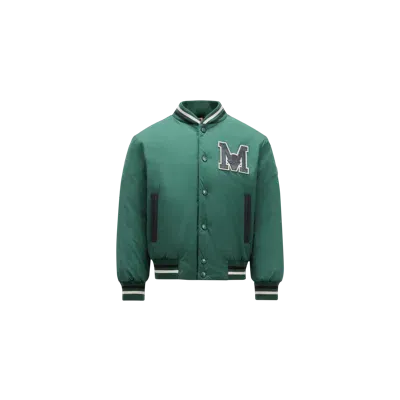 Moncler Kids' Bomber Siko In Leaf Green