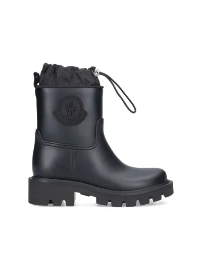 Moncler Boots In Black