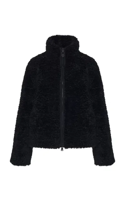 Moncler Bridoire Eco-shearling Jacket In Black