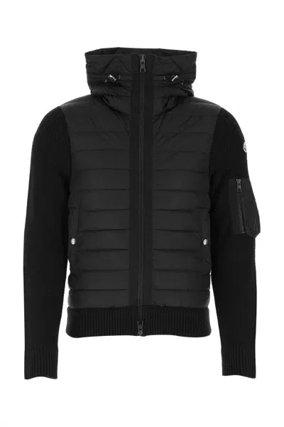 Moncler Cardigans In Black