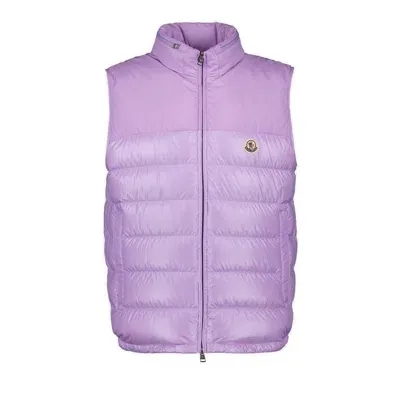 Moncler Cerces Down Gilet In Purple