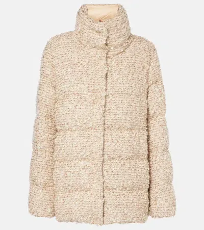 Moncler Cochevisse Down Jacket In Beige