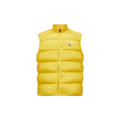 Moncler Collection Doudoune Sans Manches Serot In Yellow