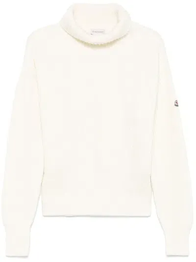 Moncler Dolcevita Sweater In Neutrals