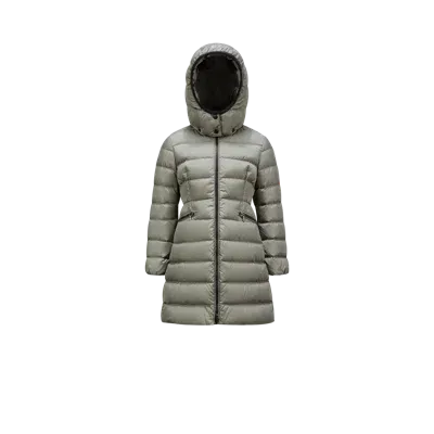 Moncler Kids' Doudoune Longue Charpal In Gray