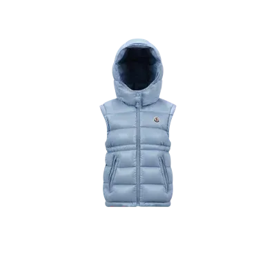 Moncler Kids' Doudoune Sans Manches Ania In Bleu