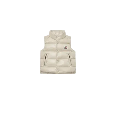 Moncler Doudoune Sans Manches Bernard In Beige