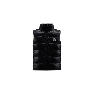 Moncler Kids' Doudoune Sans Manches Ghany In Black