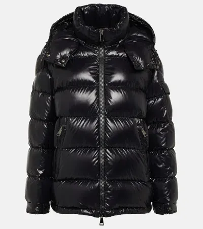 Moncler Down Jacket In Black