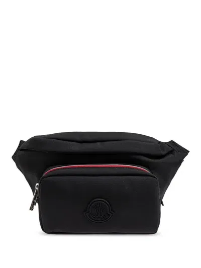 Moncler Durance Nylon Belt Bag In Black