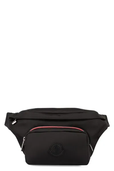 Moncler Durance Nylon Belt Bag In Black