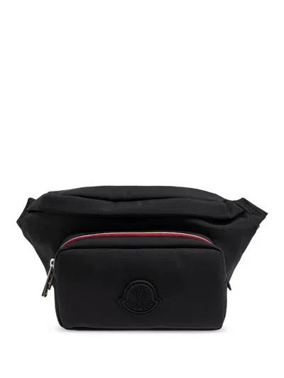 Moncler Durance Nylon Beltbag In Black