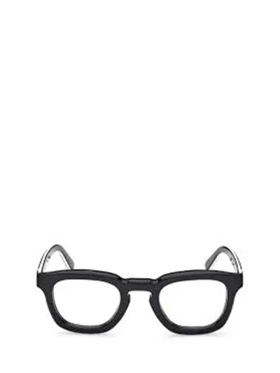 Moncler Eyeglasses In Shiny Black