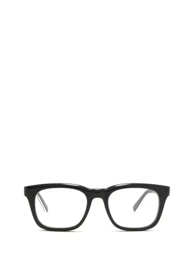 Moncler Eyeglasses In Shiny Black