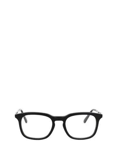 Moncler Eyeglasses In Shiny Black