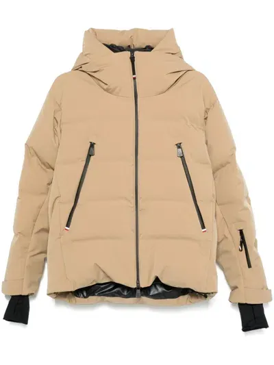 Moncler Fellberg Puffer Jacket In Brown